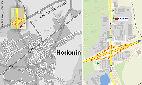 mapaDAF_Hodonín